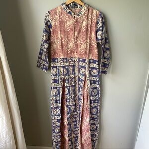 Traditional Indonesia Dress Women’s Size Medium Full Length Long Sleeve EUC‎